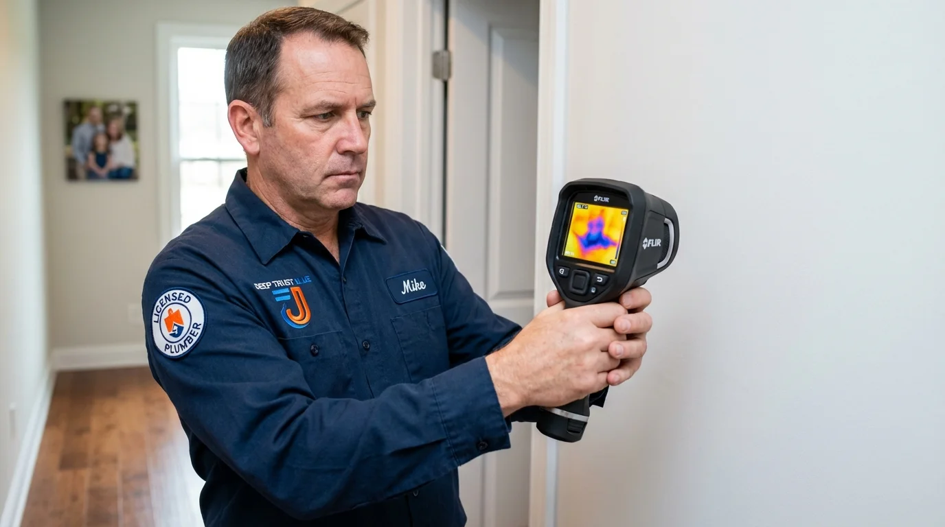 Thermal imaging leak detection by Johns Plumbing LLC in Vernal